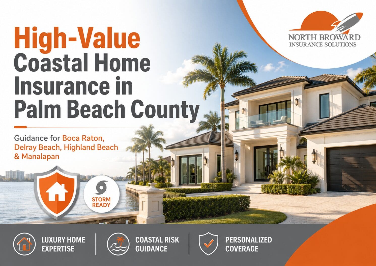 High-Value Coastal Home Insurance in Palm Beach County: What Luxury Homeowners Should Review